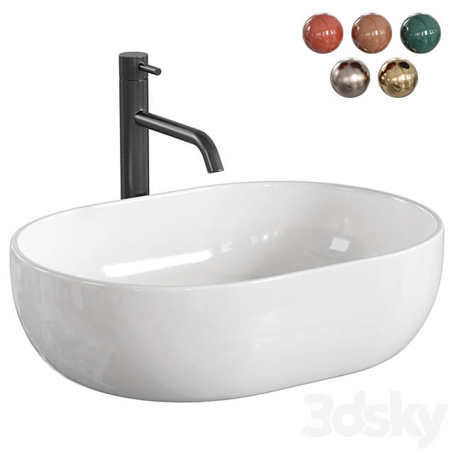 Countertop Basin Rea Amelia 48