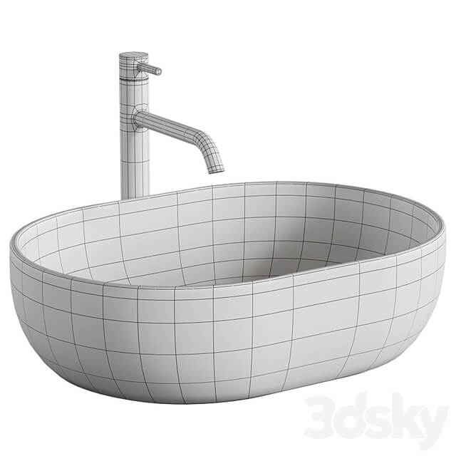 Countertop Basin Rea Amelia 48