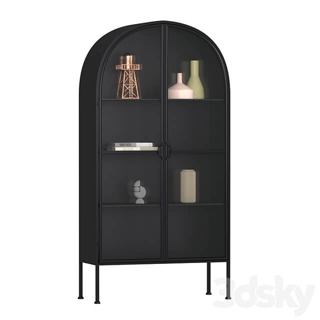 Ellos skap cabinet showcase with decor