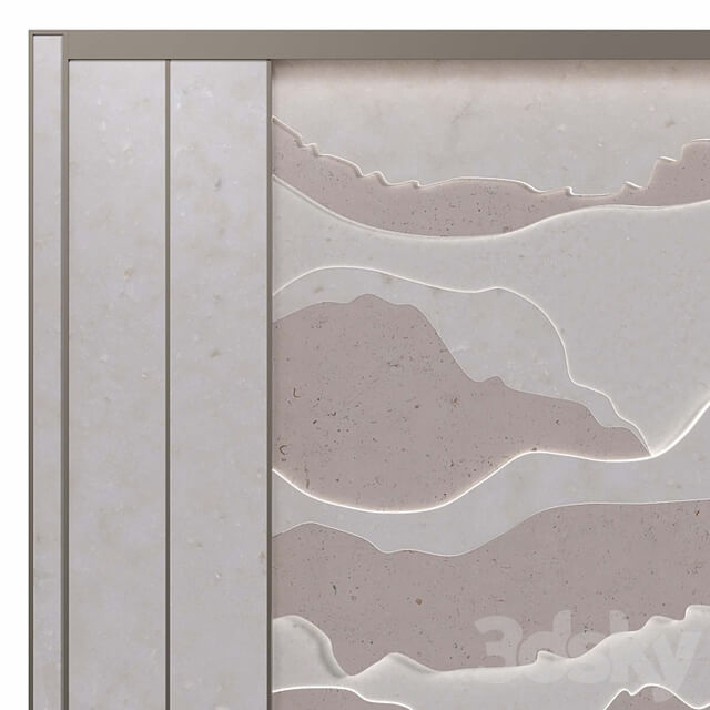 Headboard Stone wall panel