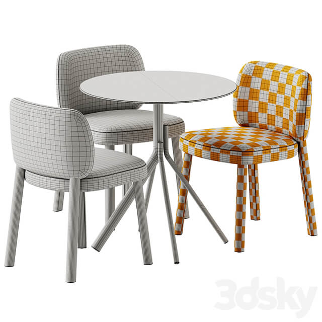 Bross Aretha Chair and Et al Main Table