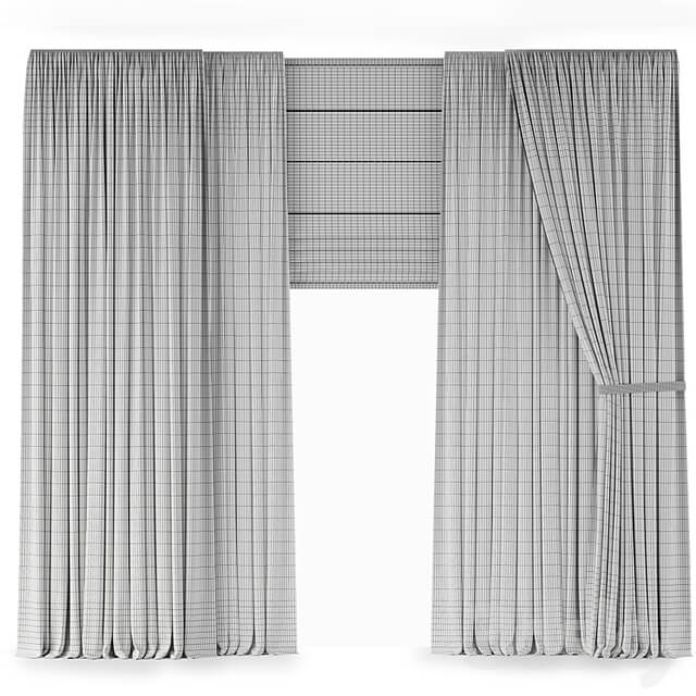 light curtains with tiebacks