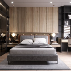 3D Interior Scenes File 3dsmax Model Bedroom 590 By Pham Manh Long 