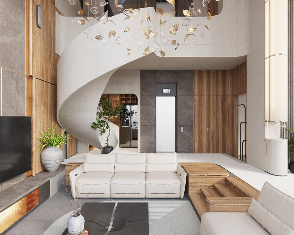  House Interior by Hoang The Luc