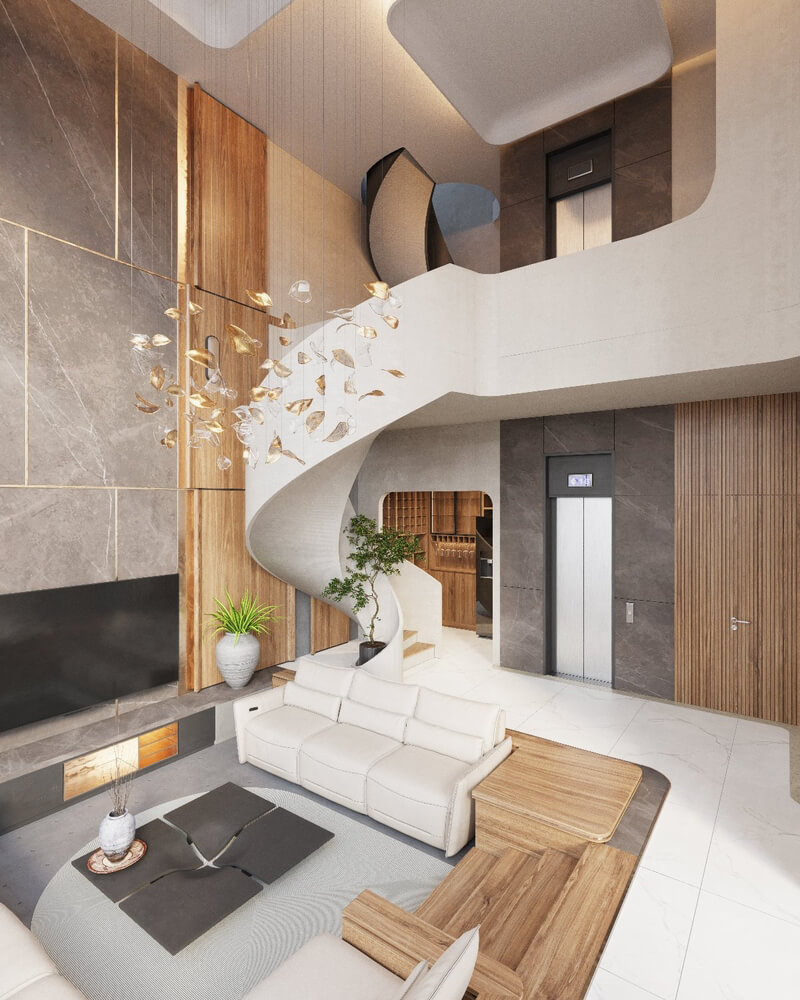  House Interior by Hoang The Luc