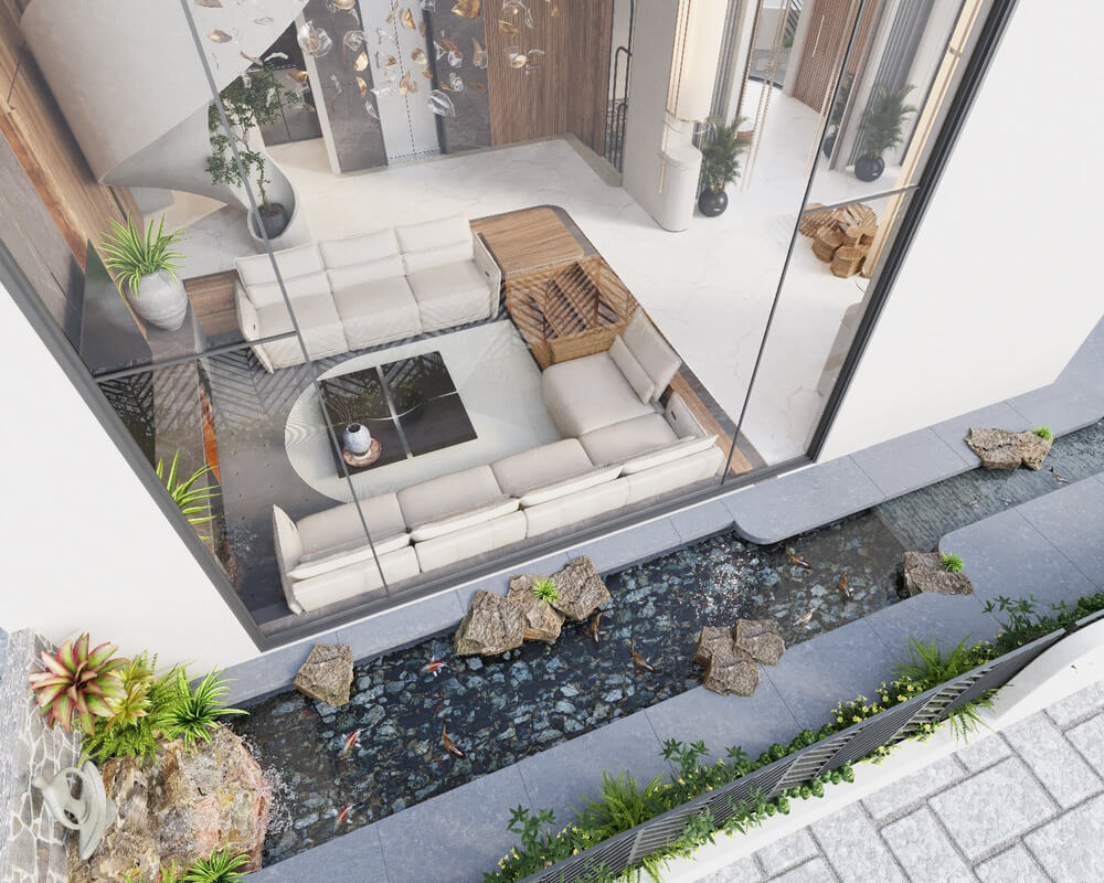  House Interior by Hoang The Luc