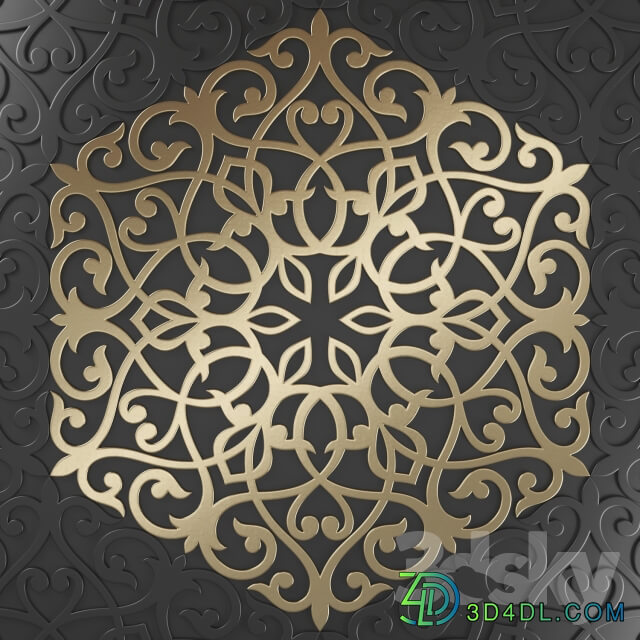 Arabic decor panel
