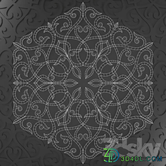 Arabic decor panel