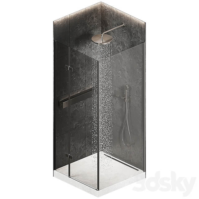 Corner shower