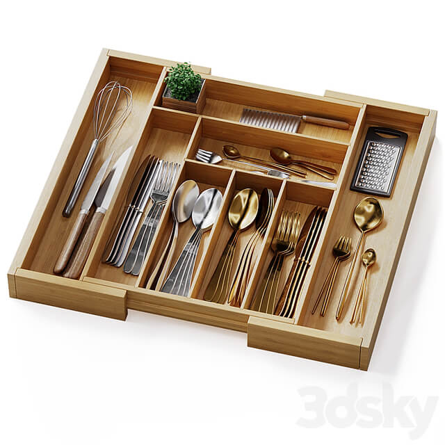 Pipishell Bamboo Expandable Drawer Organizer