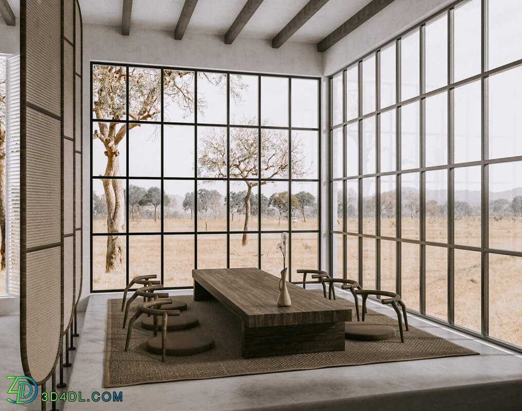 3D Interior Scene File 3dsmax Model Livingroom 439 By VuVu