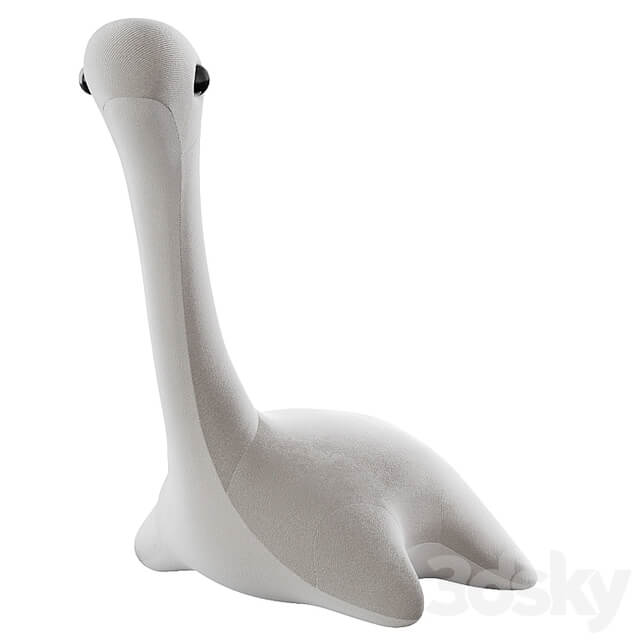 Plush dinosaur with eggs