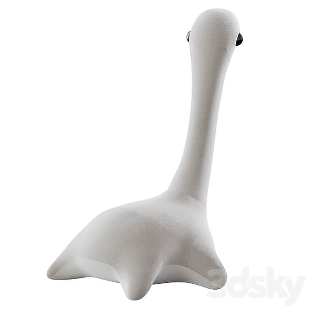 Plush dinosaur with eggs