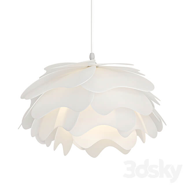 Flower Shaped White Pendant Lamp