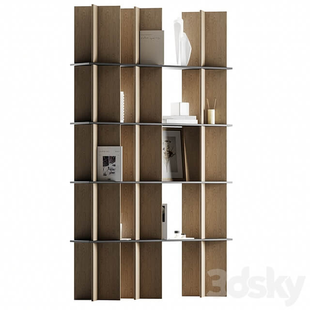 Shelving with decor