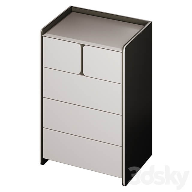 Chest of drawers and bedside table Milan