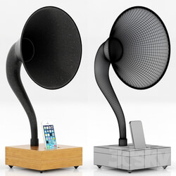 Restoration Hardware iPhone Gramophone Walnut 