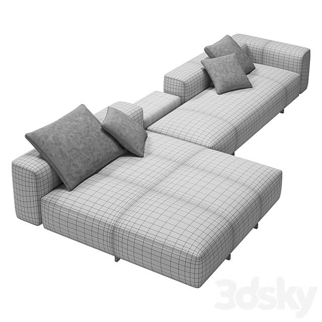 Yves Sofa 09 by Minotti