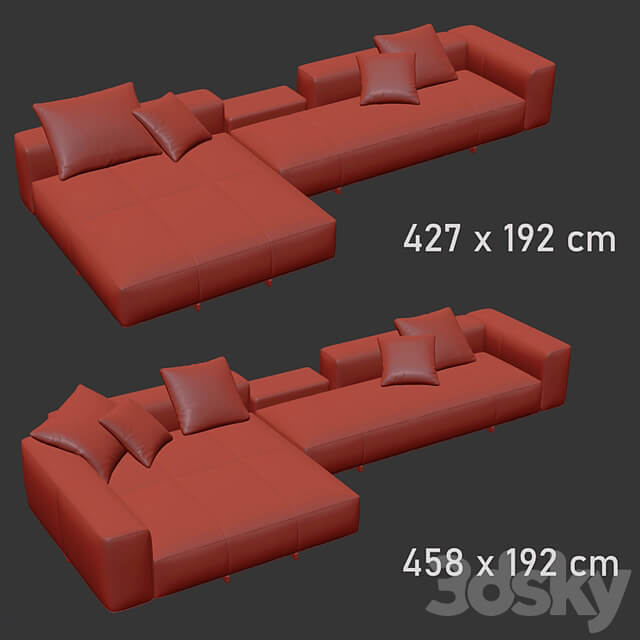 Yves Sofa 09 by Minotti