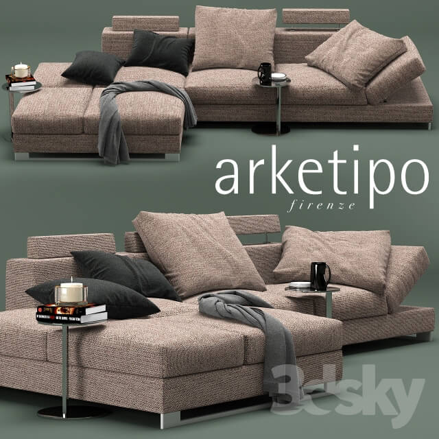 Sofa Moving Arketipo composition A 
