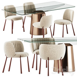 Mys Chairs and Spike Table by Midj 