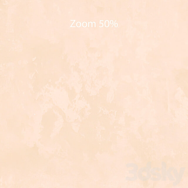 Seamless decorative plaster material