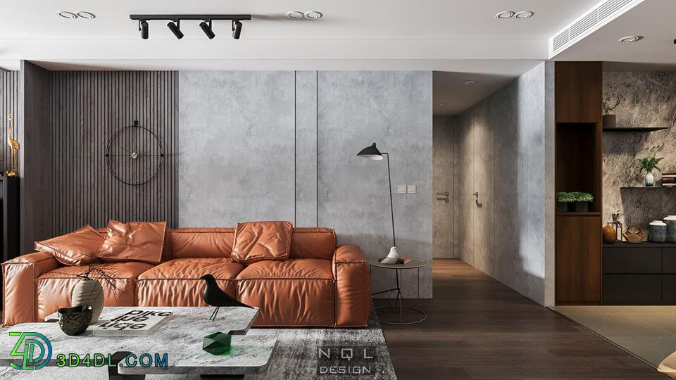 3D Interior Scene File 3dsmax Model Livingroom 341 By NguyenQuangLong