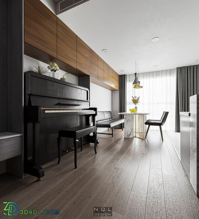 3D Interior Scene File 3dsmax Model Livingroom 341 By NguyenQuangLong