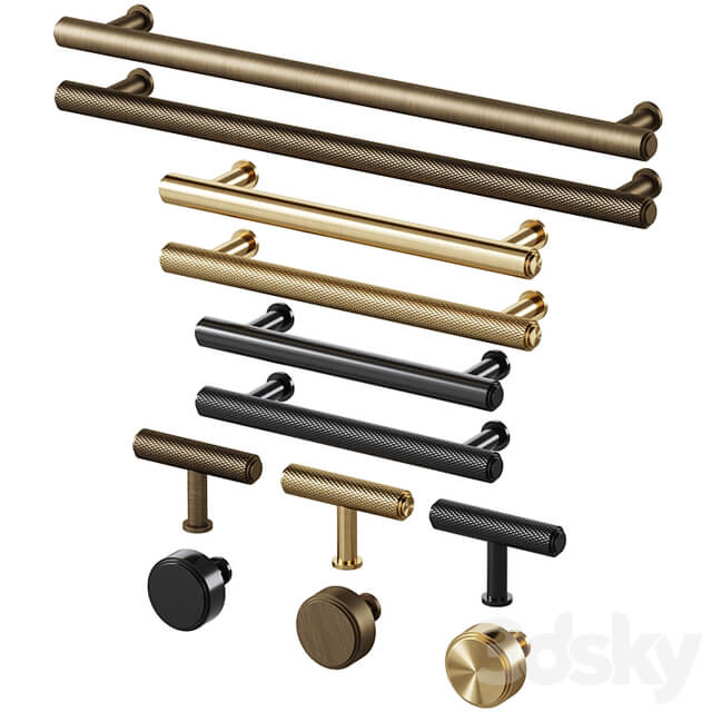 Furniture handles PLAKA and KATANA by Meraki