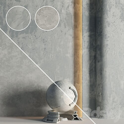 2 Mats | Decorative Plaster 03 | PBR | 4K 