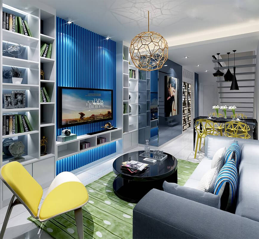 3D Interior Scenes File 3dsmax Model Livingroom 189