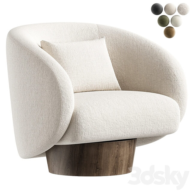 Union Home Rotunda Swivel Chair