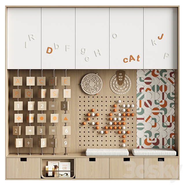 Interactive panel for children room