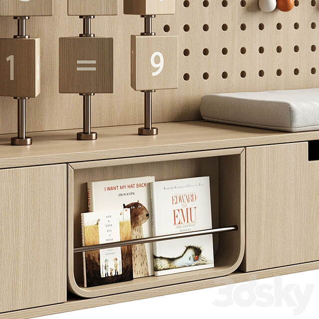 Interactive panel for children room