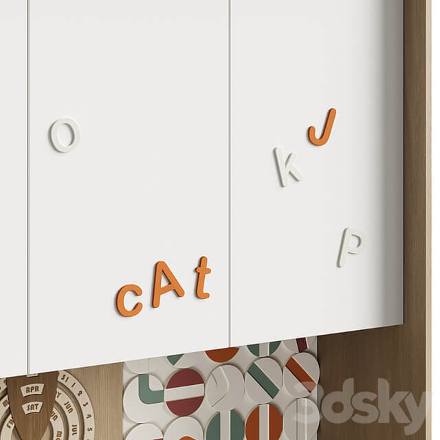 Interactive panel for children room