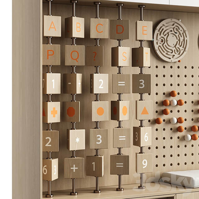Interactive panel for children room