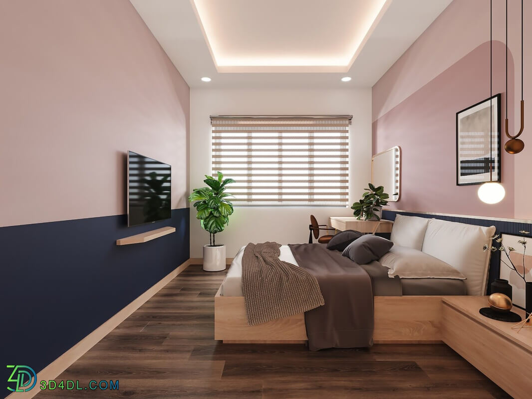 3D Interior Apartment 143 Scene File 3dsmax By HuynhNgocHieu