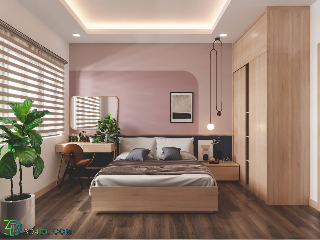 3D Interior Apartment 143 Scene File 3dsmax By HuynhNgocHieu