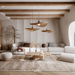  3D Homestay Interior by Nguyen Quynh Anh 