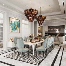  Kitchen - Diningroom Interior by Hoang Tuan Anh 