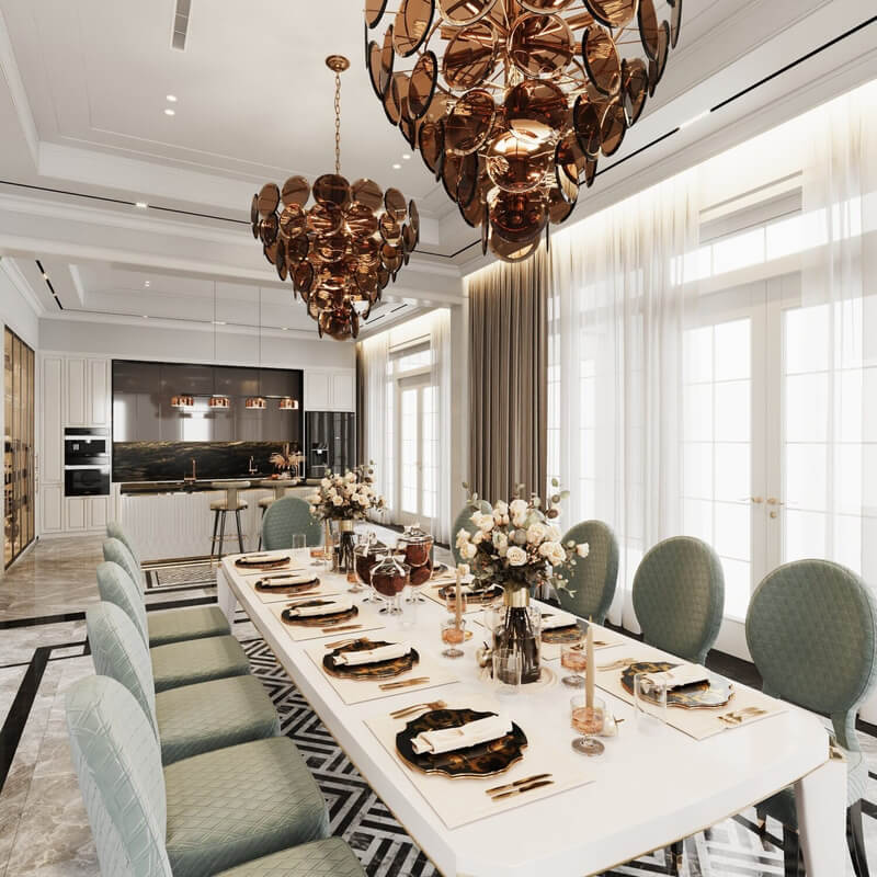  Kitchen - Diningroom Interior by Hoang Tuan Anh