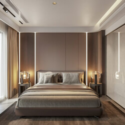  Bedroom Interior Model By Vu Huy Hien 