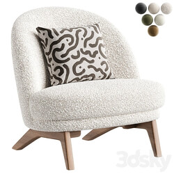 Pyle Cozy White Chair 