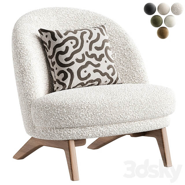 Pyle Cozy White Chair