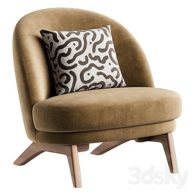 Pyle Cozy White Chair
