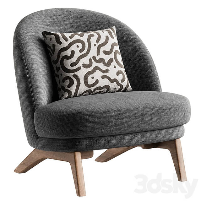 Pyle Cozy White Chair