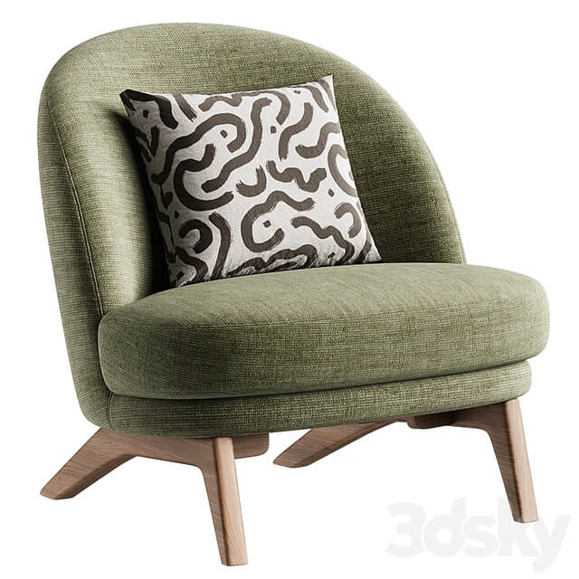 Pyle Cozy White Chair