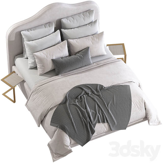 Double bed Marion Natural №217.