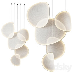 IIII 09 LED fabric pendant lamp 