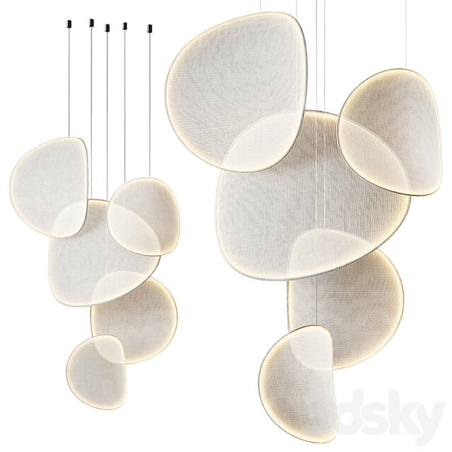 IIII 09 LED fabric pendant lamp